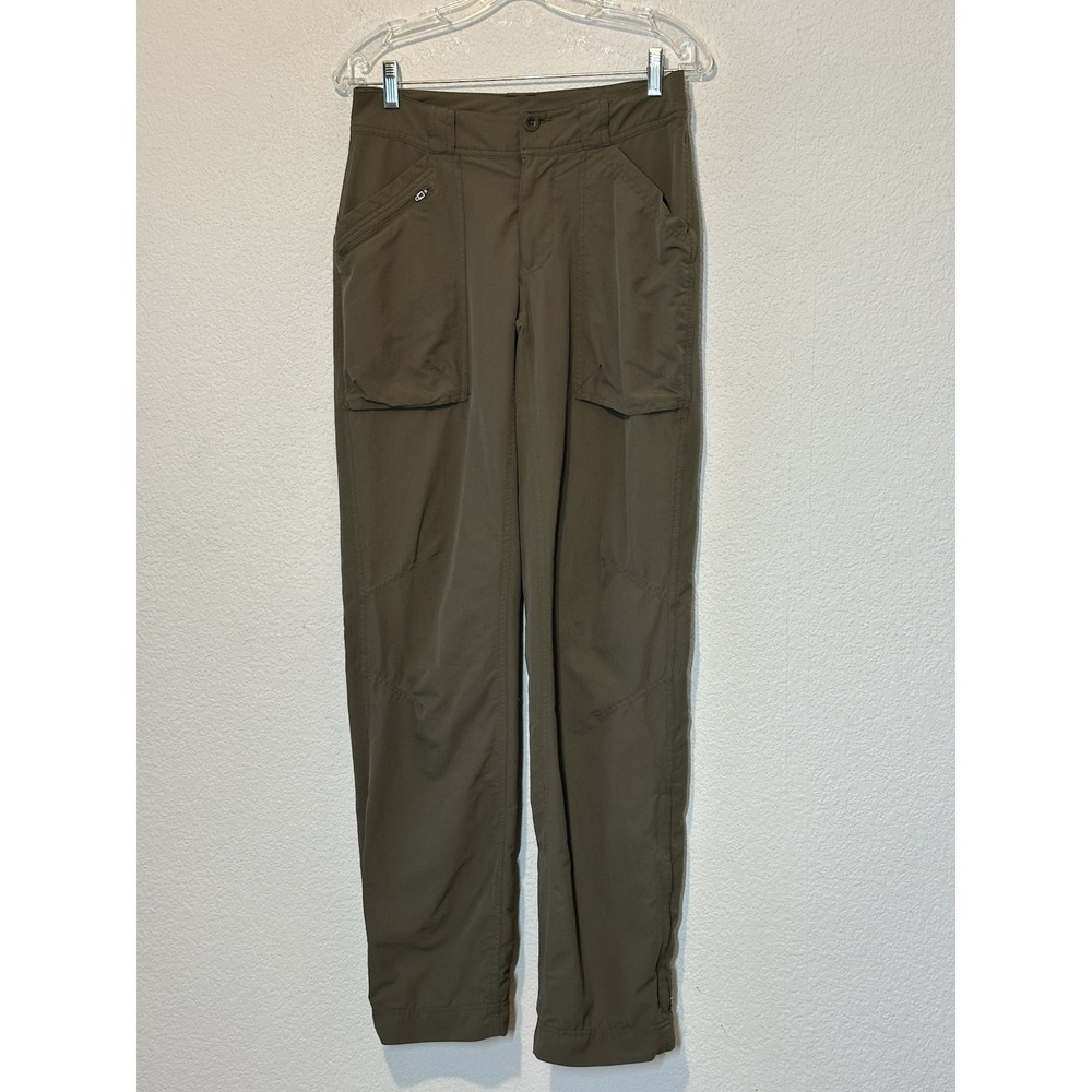 REI Co-op‎ Womens 4T Nylon Pants Army Green Hiking Lightweight 29 X 33